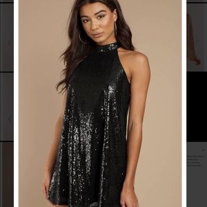 NYE Lighting Strike Sequins Dress